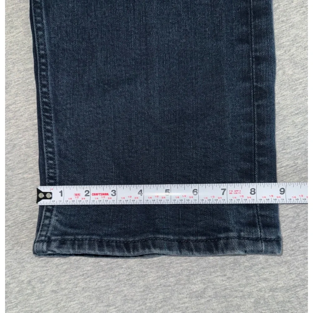 Levi's‎ Men Blue 42x30 505 Regular Fit Straight Leg Dark Wash Denim Jeans
